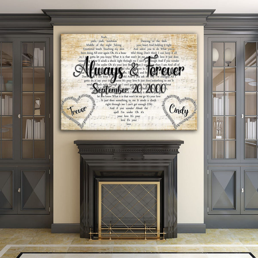 Personalized Couples Song Premium Canvas V4