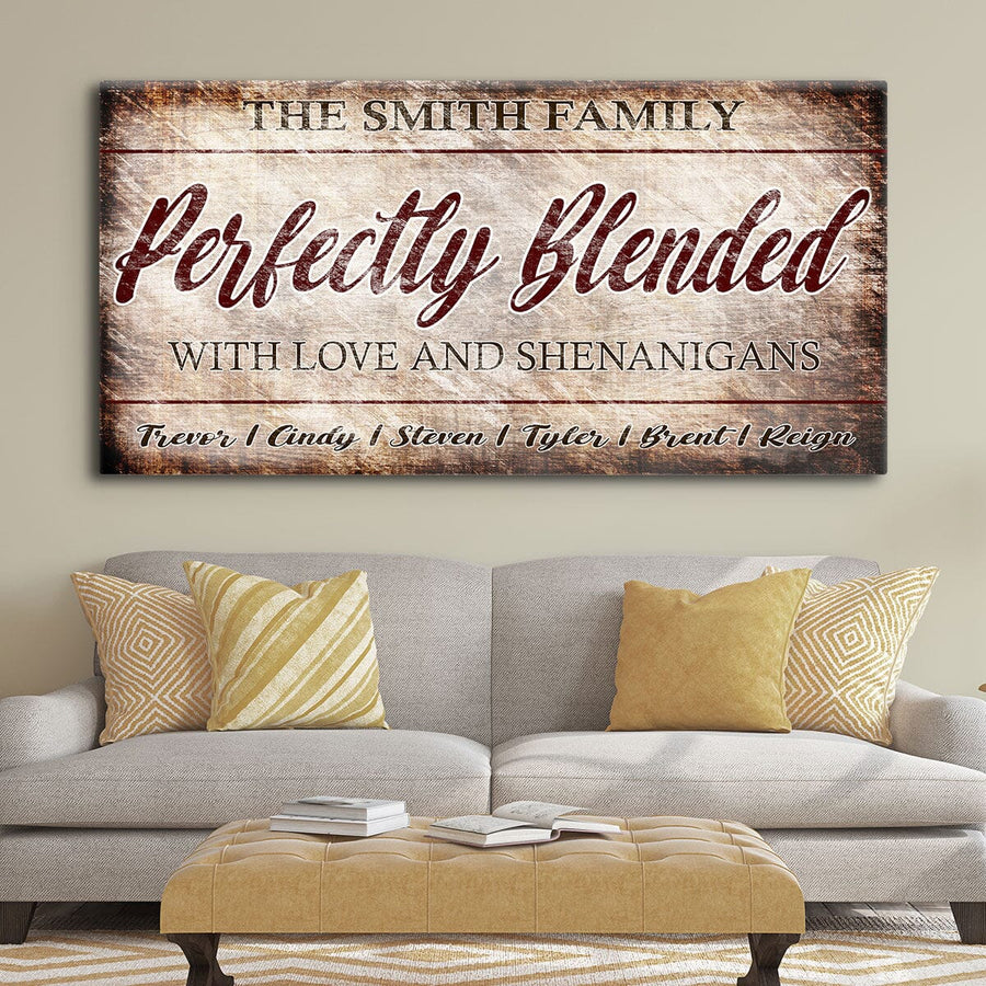 Perfectly Blended Personalized Premium Canvas