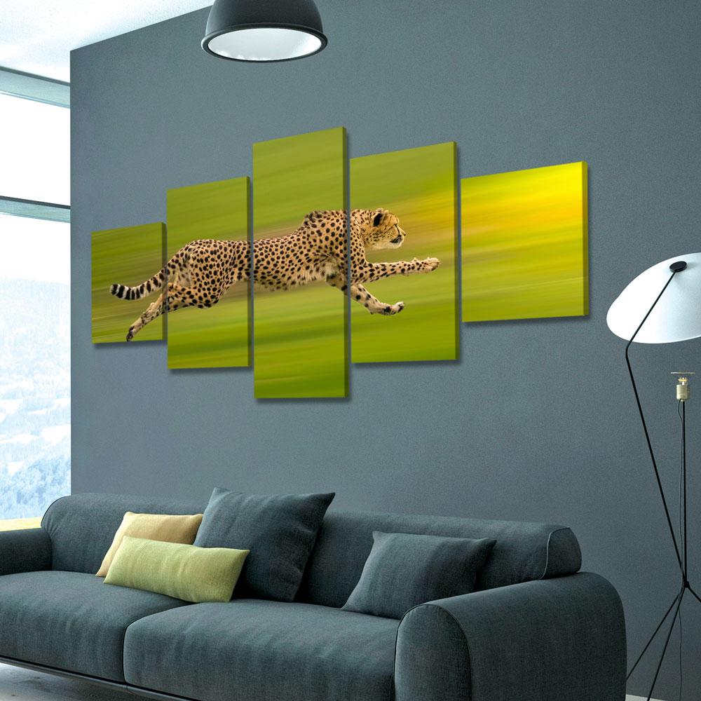 Cheetah On The Run - Amazing Canvas Prints