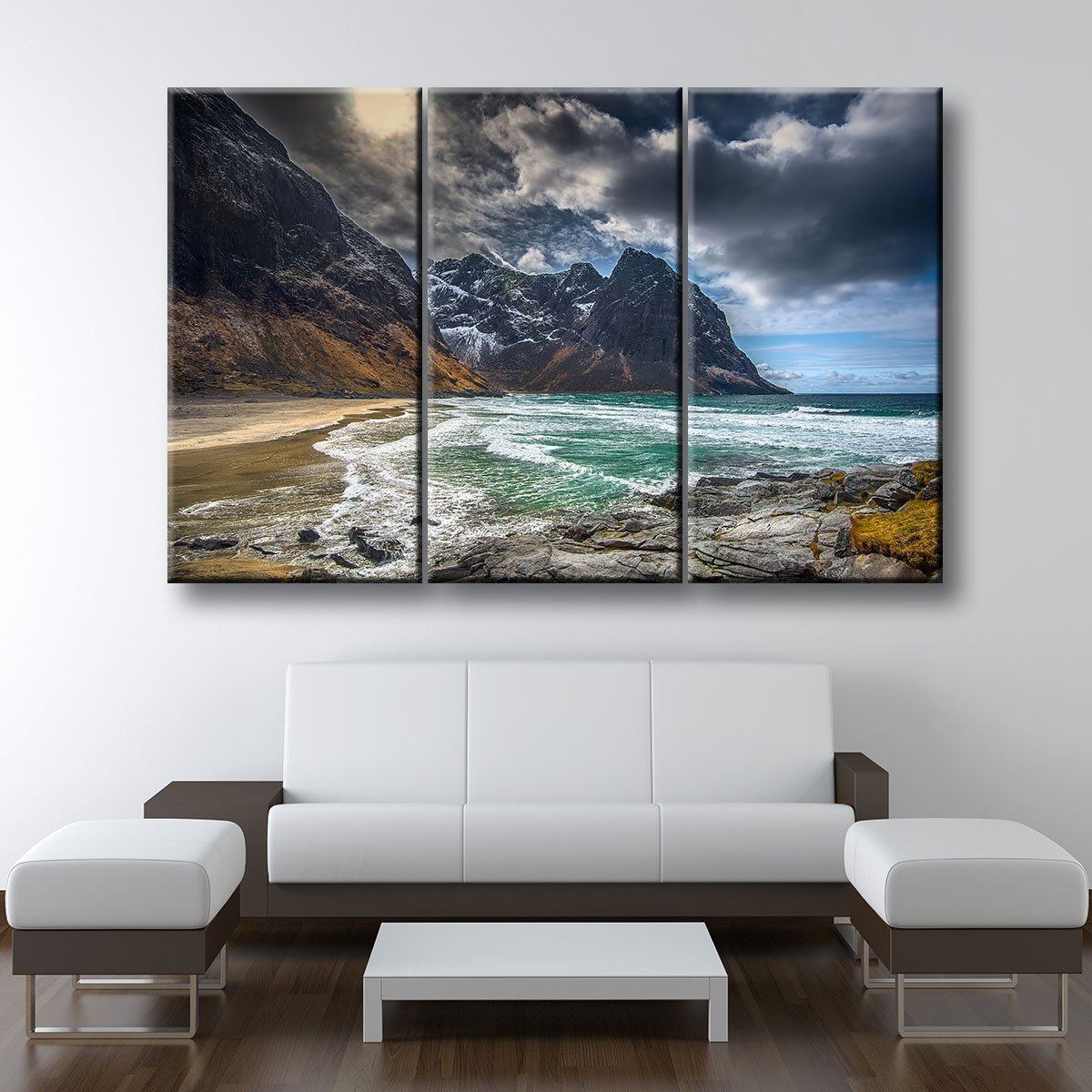 Ocean Side Lofoten Norway - Amazing Canvas Prints