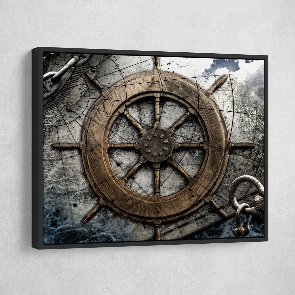Vintage Nautical Collage V2 - Amazing Canvas Prints