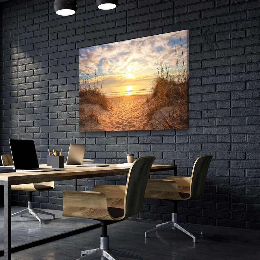 Sunrise at the beach - Amazing Canvas Prints