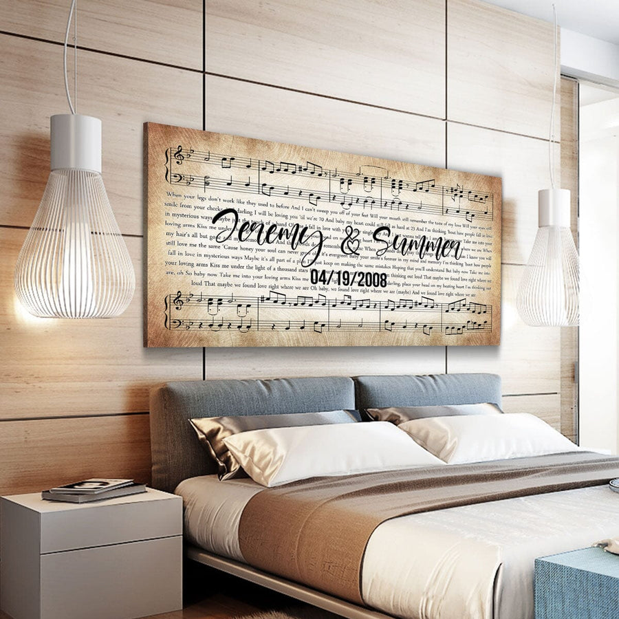 Personalized Couples Song Premium Canvas V2 - Amazing Canvas Prints