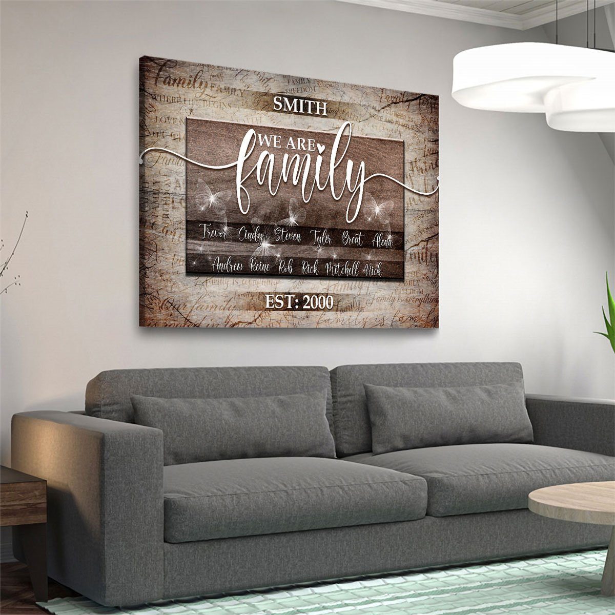 We Are Family Personalized Premium Canvas - Amazing Canvas Prints