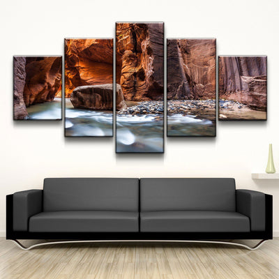 The Narrows of Zion Canyon - Amazing Canvas Prints